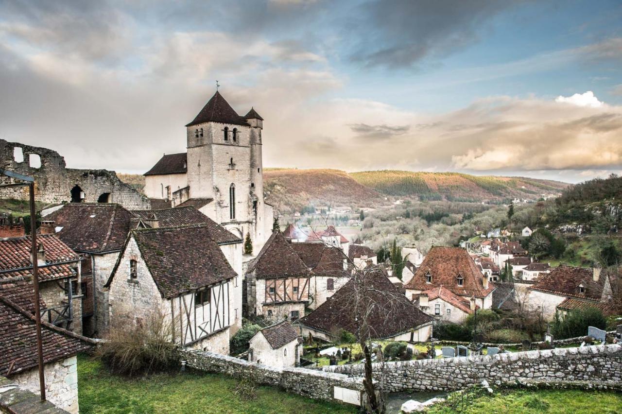 Chambre D'Hote Et Gite De Cantagrel Saint-Cirq-Lapopie Eksteriør bilde